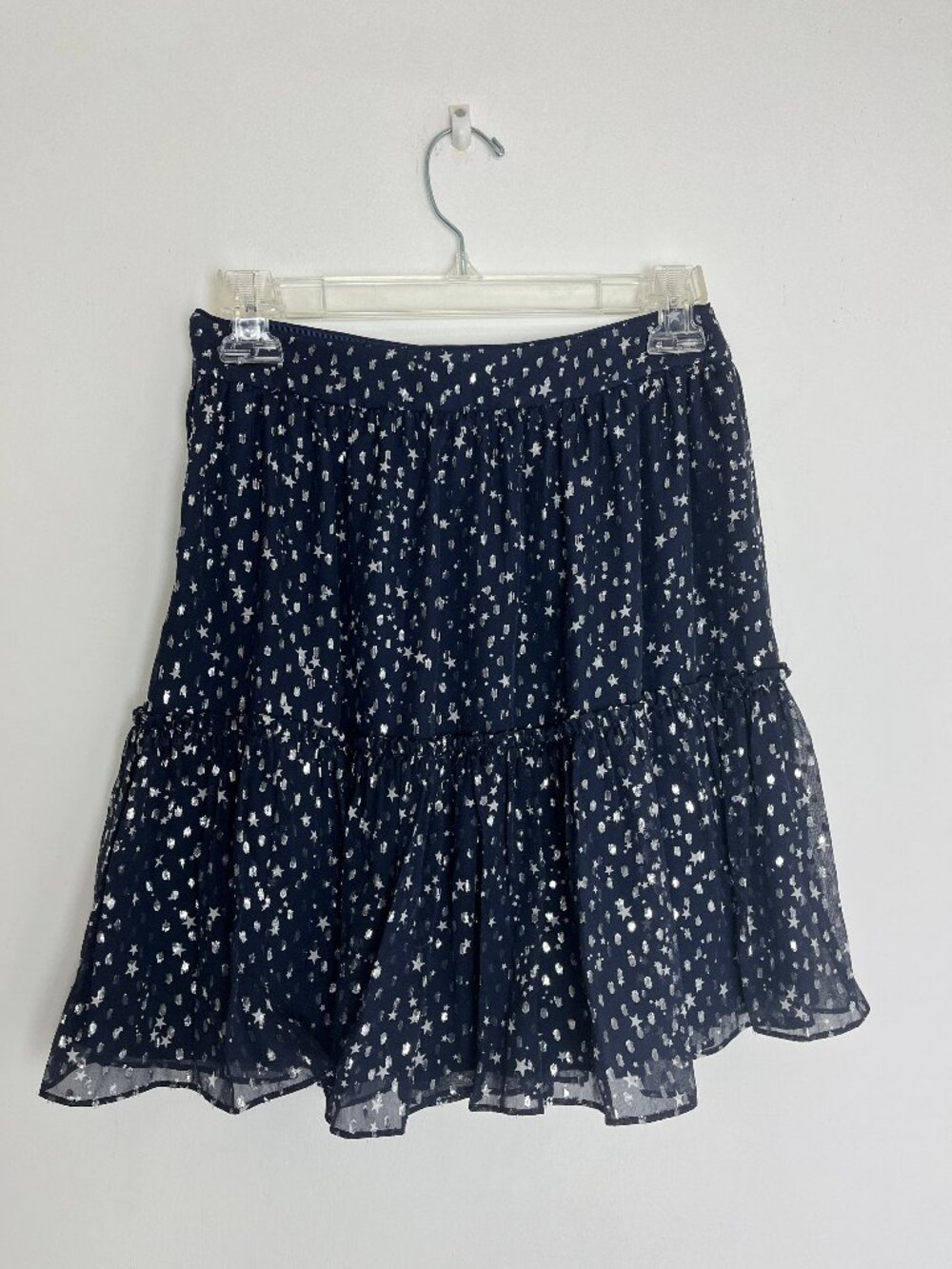 Kate Spade Night Sky Lurex Dot Star Bright Skirt 2 NEW - Picture 3 of 5